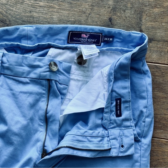 Vineyard Vines men’s chinos pants 34/30 Breaker Pant. Cornflower blue. - Picture 3 of 3